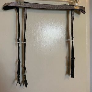 Victorias Secret bedazzled black garter belt